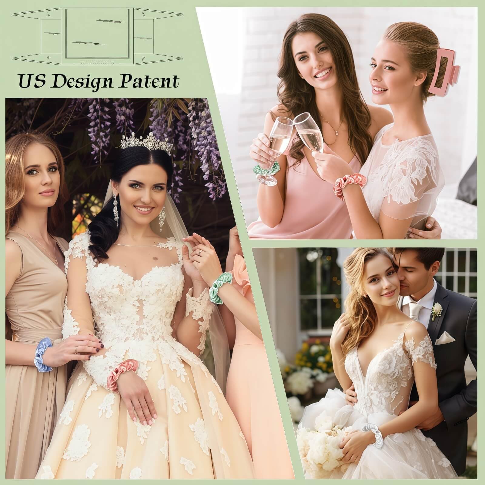 Featch coffret cadeau demoiselles d'honneur prêt à offrir