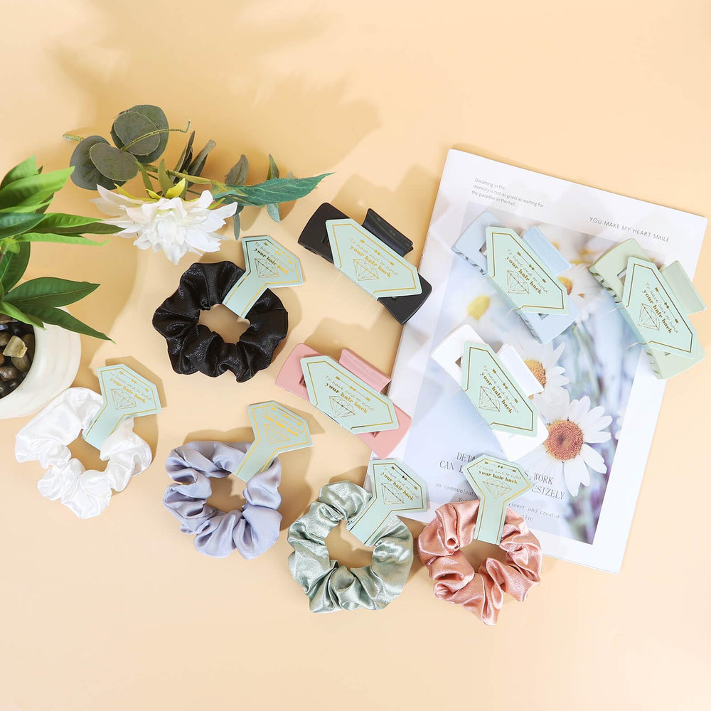 Featch ensemble pinces et scrunchies, parfait pour demoiselles d'honneur