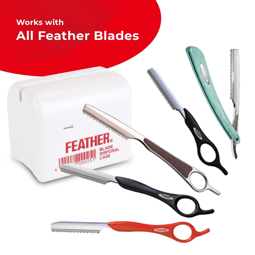 Fente de dépose des lames Feather, utilisation simple et sûre.