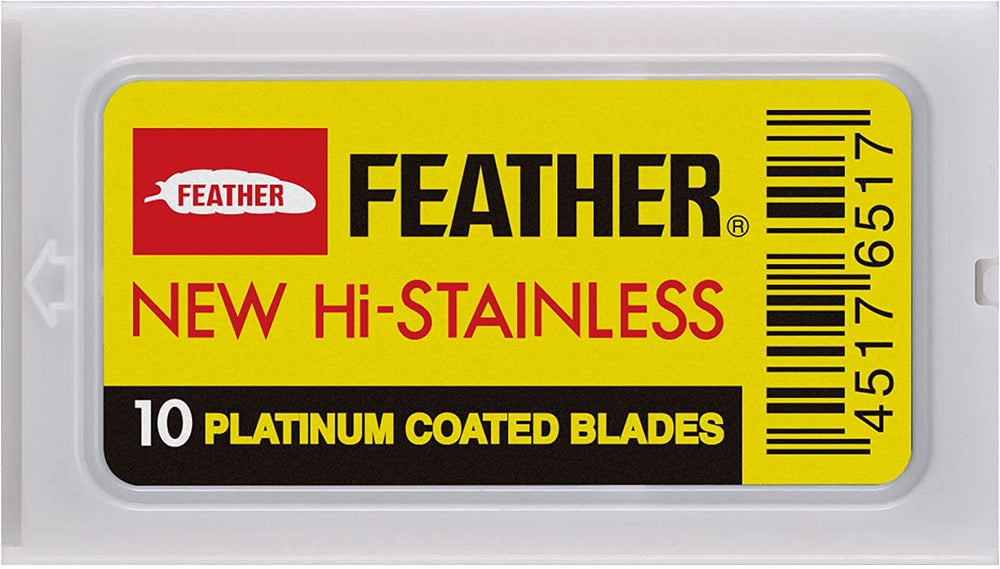 Pack Feather 50 lames: expérience de rasage fiable au quotidien.