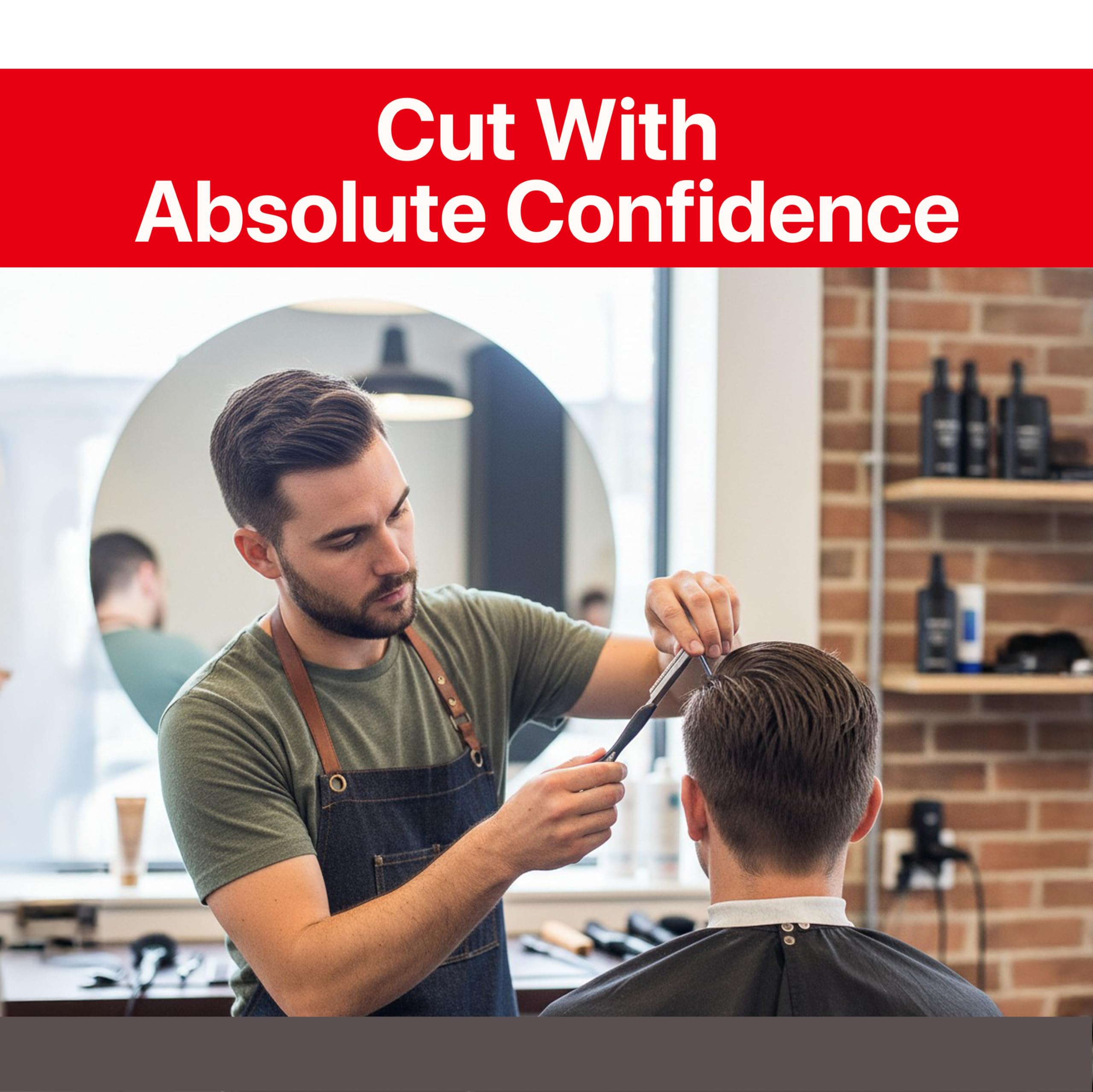 Feather Styling, lame précision pour des coupes nettes et contrôlées.