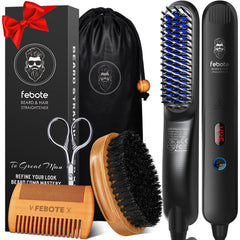 FEBOTE lisseur barbe – coiffage rapide et fiable pour un look net