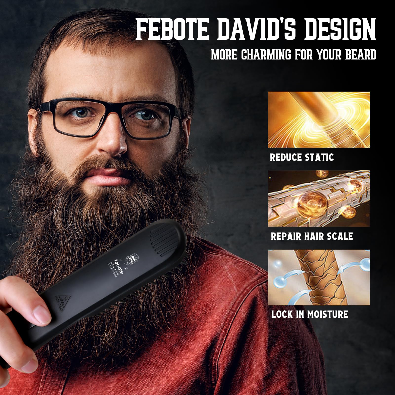 FEBOTE affichage LCD facilite le choix précis de la température désirée.