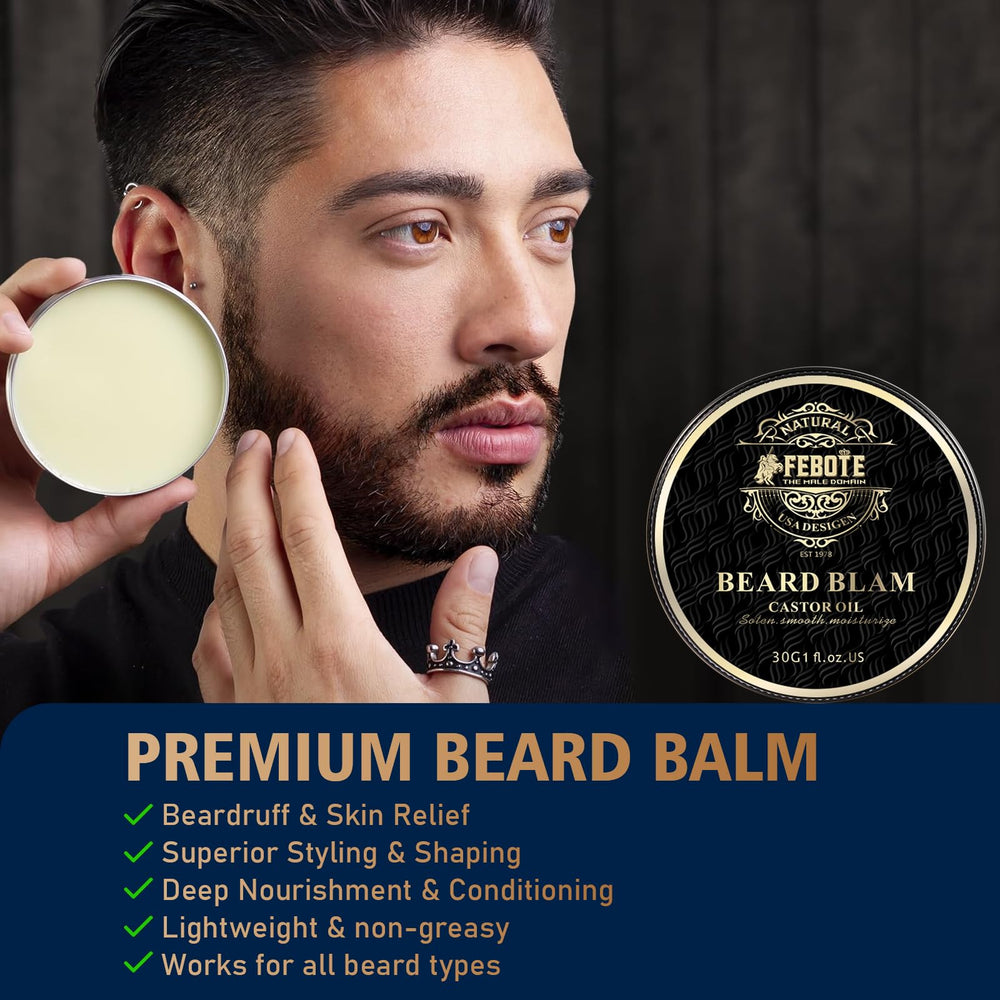 FEBOTE shampoing barbe nettoie en douceur et prépare la barbe.