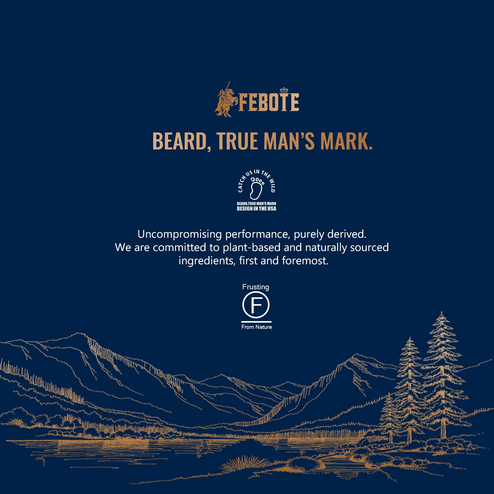 FEBOTE trousse voyage barbe compacte idéale pour déplacements.