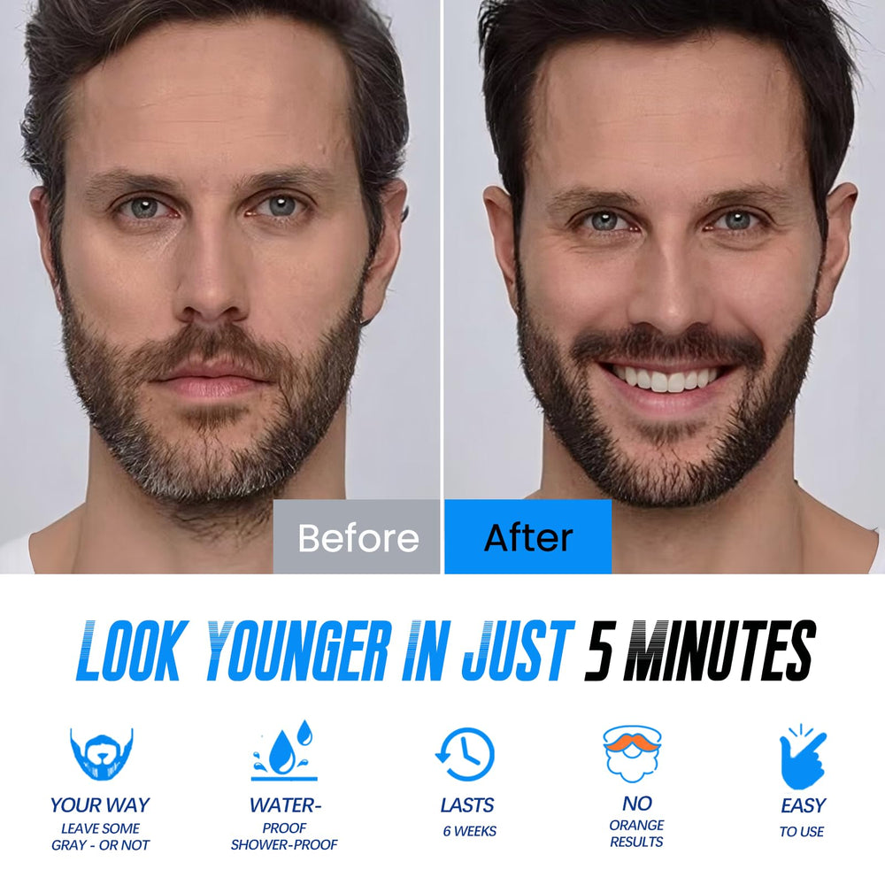 Fedulili: application teinture barbe homme pour une teinte homogène.