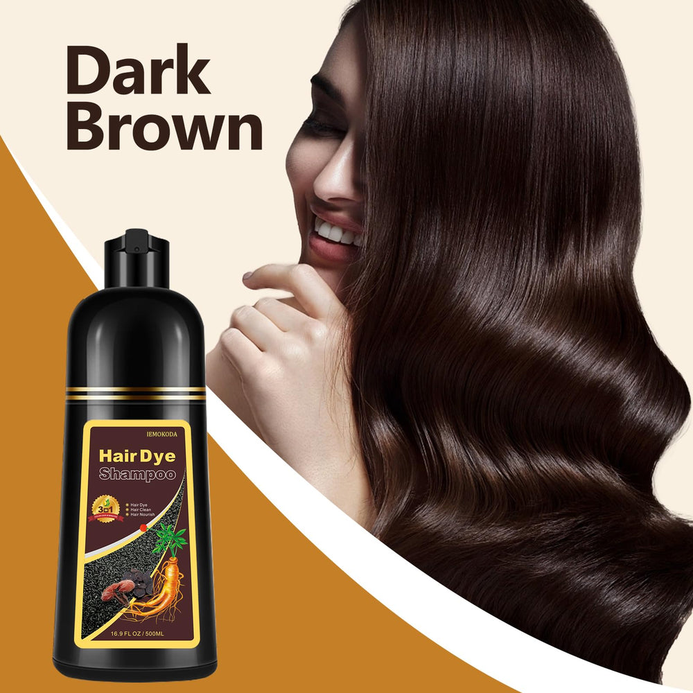 Fedulili mousse colorante après application sur cheveux gris révèle une couleur uniforme.