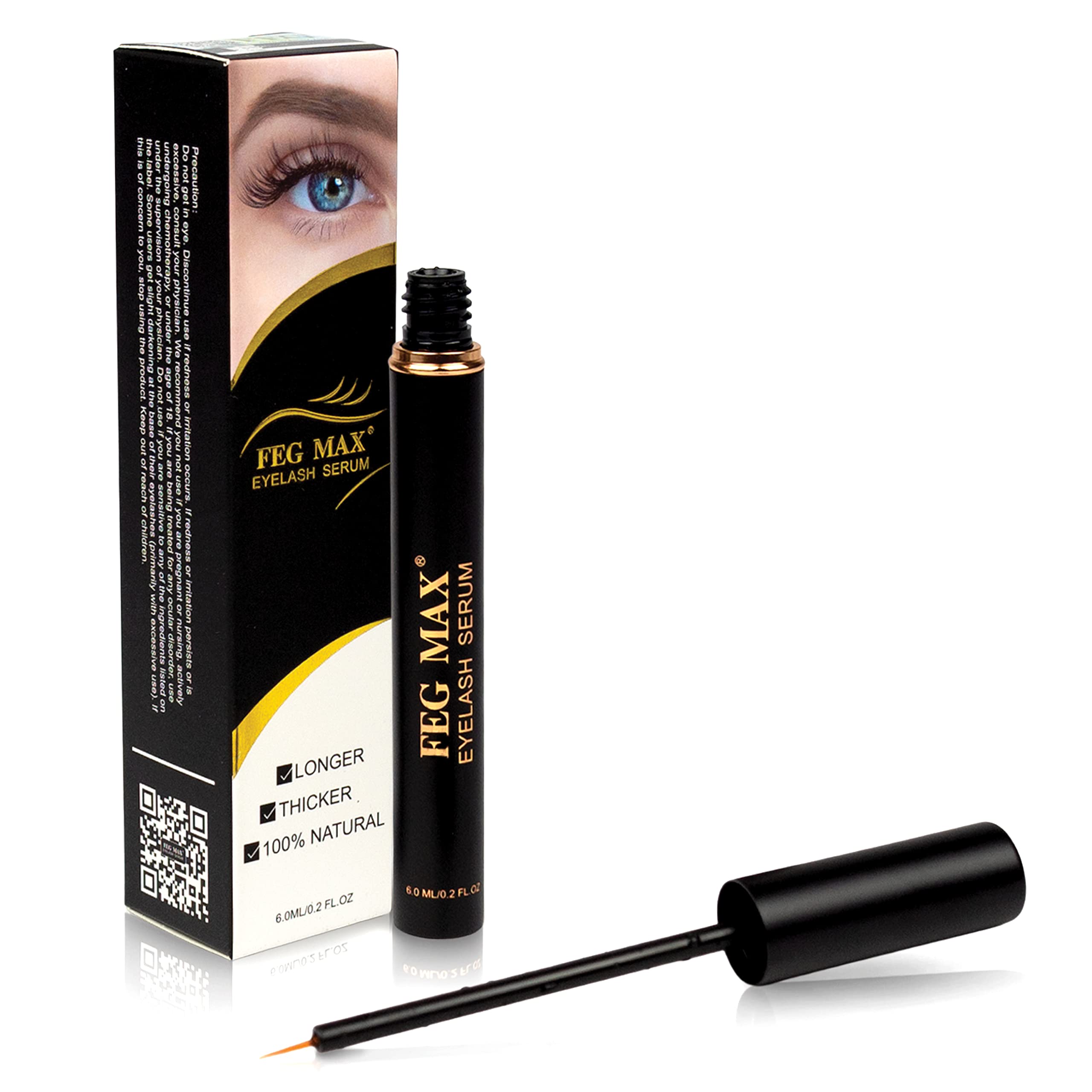 FEG Max Sérum Cils – bouteille aluminium visible pour longue routine cils