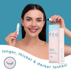 FEG Sérum Cils épais naturel – ingrédients naturels pour nourrir vos cils.