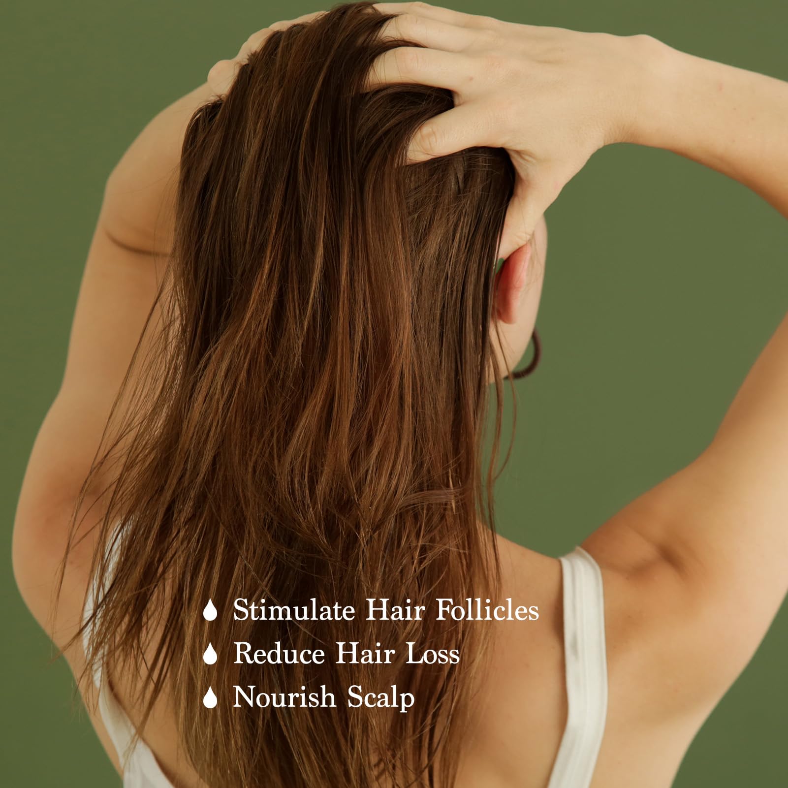 FEIBTH ingredients blend with rosemary, castor, and argan oils for healthy follicles.