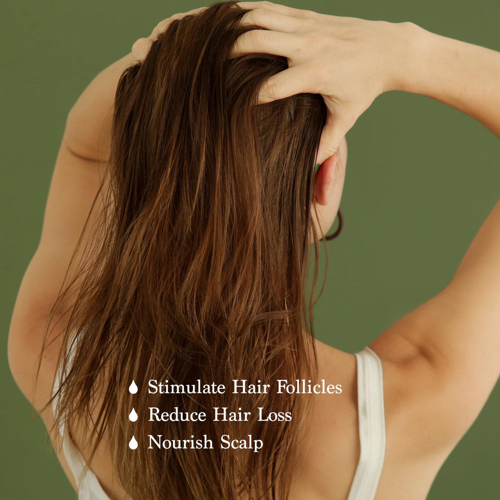 FEIBTH ingredients blend with rosemary, castor, and argan oils for healthy follicles.