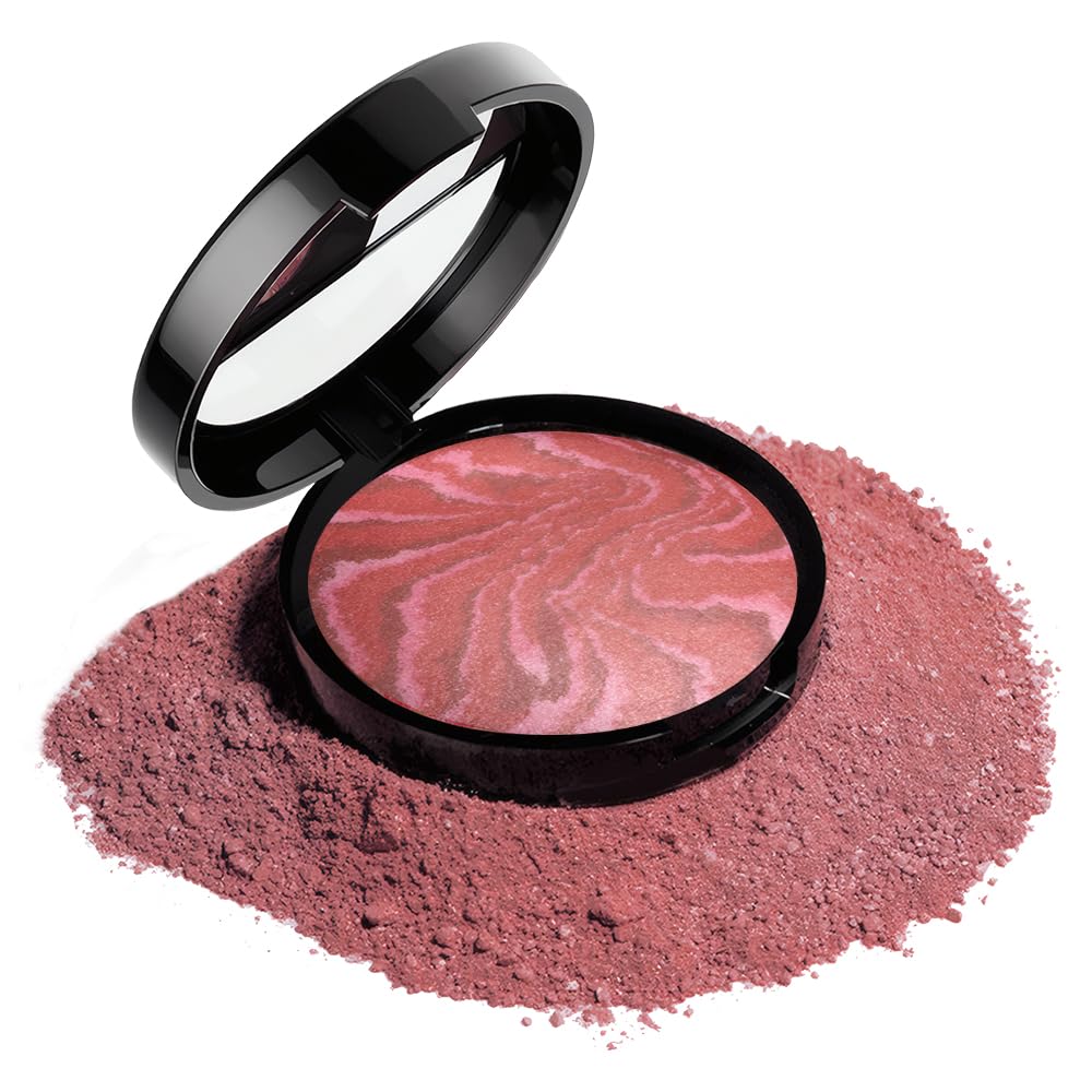 FeiCuiYun fard à joues marbré Rose Beurre Chantilly pour un éclat naturel.