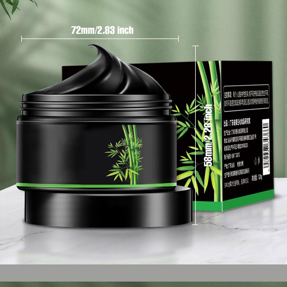 FeiCuiYun Charbon Noir Masque Visage: teint plus lumineux et peau affinée après utilisation.