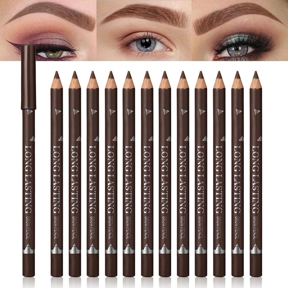 FeiCuiYun ensemble crayons sourcils bois brun dur pour une tenue naturelle