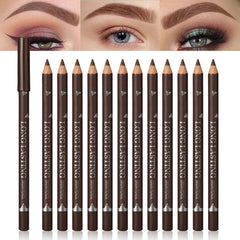 FeiCuiYun ensemble crayons sourcils bois brun dur pour une tenue naturelle
