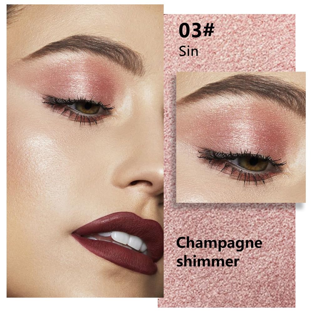 FeiCuiYun Ombres Noir Charbon pour un smoky look durable et intense