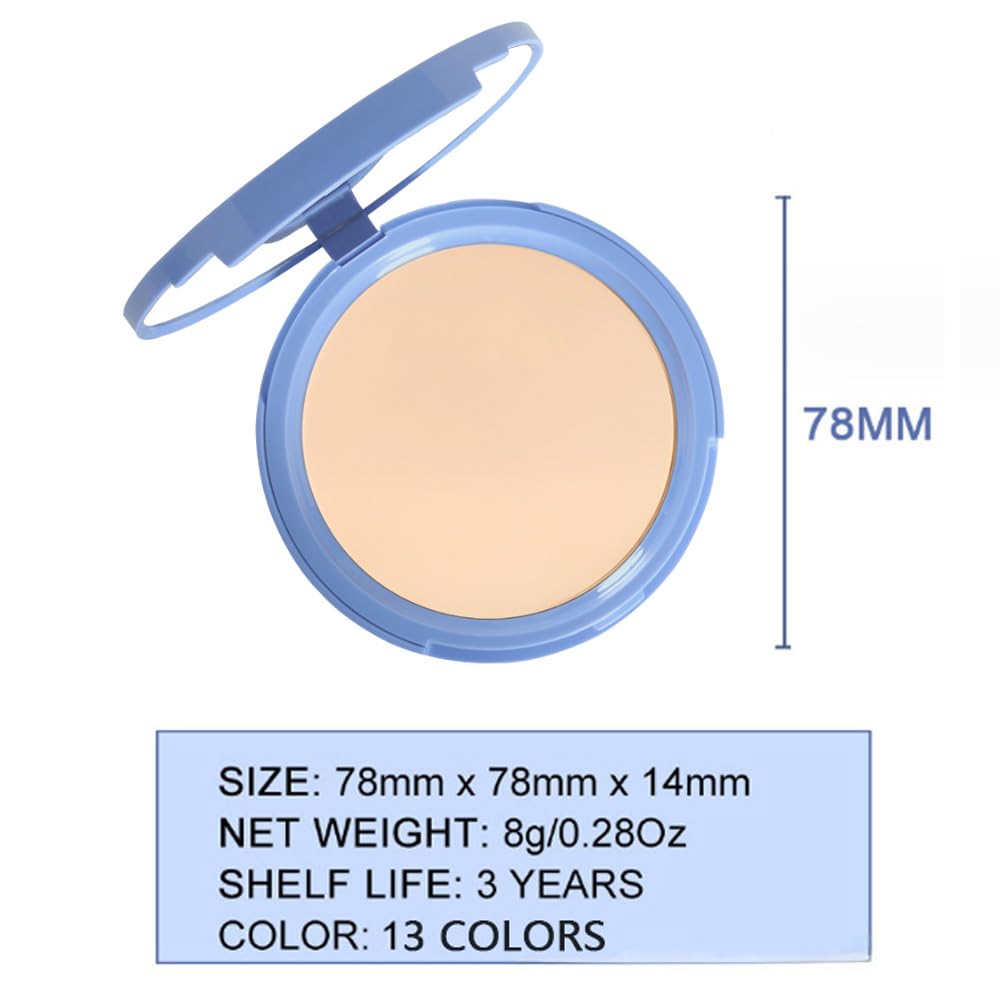 FeiCuiYun poudre-application-visage-compacte pour retouches rapides et fini mat