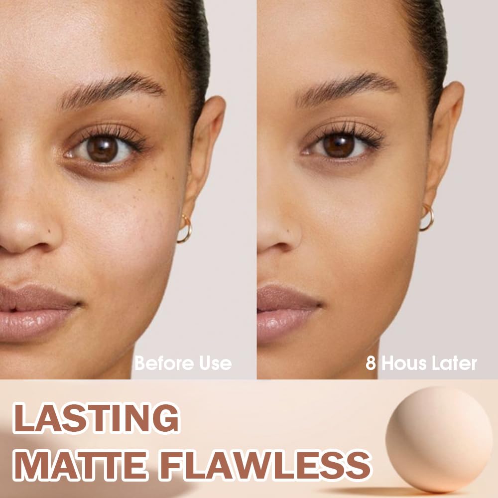 FeiCuiYun poudre-finition-naturelle-matte pour teint discret et durable