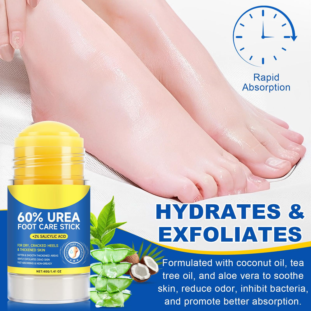 FEISIDUNWSF Crème Pieds 60% Urée, flacon pratique pour routine beauté quotidienne