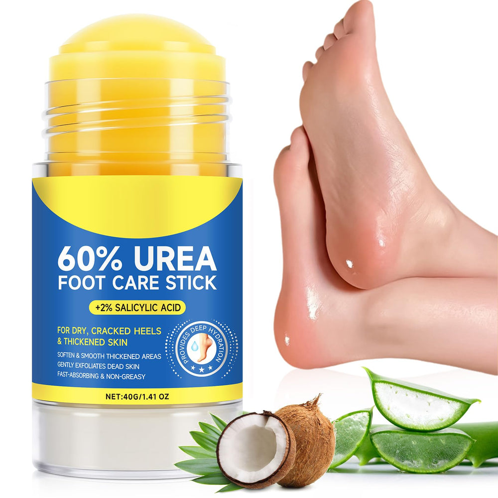FEISIDUNWSF Crème Pieds 60% Urée, flacon d'application facile pour hydrater les pieds