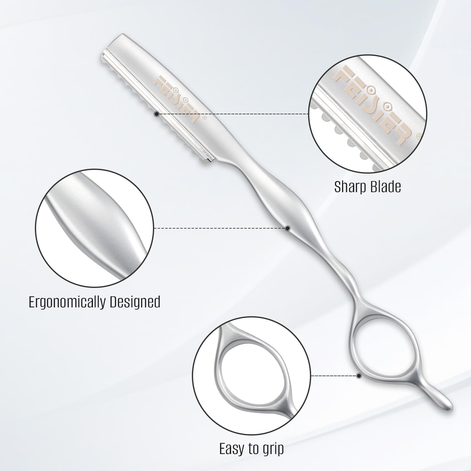FEISIER lames-remplacables-10-pieces, remplacement rapide pour une utilisation continue.