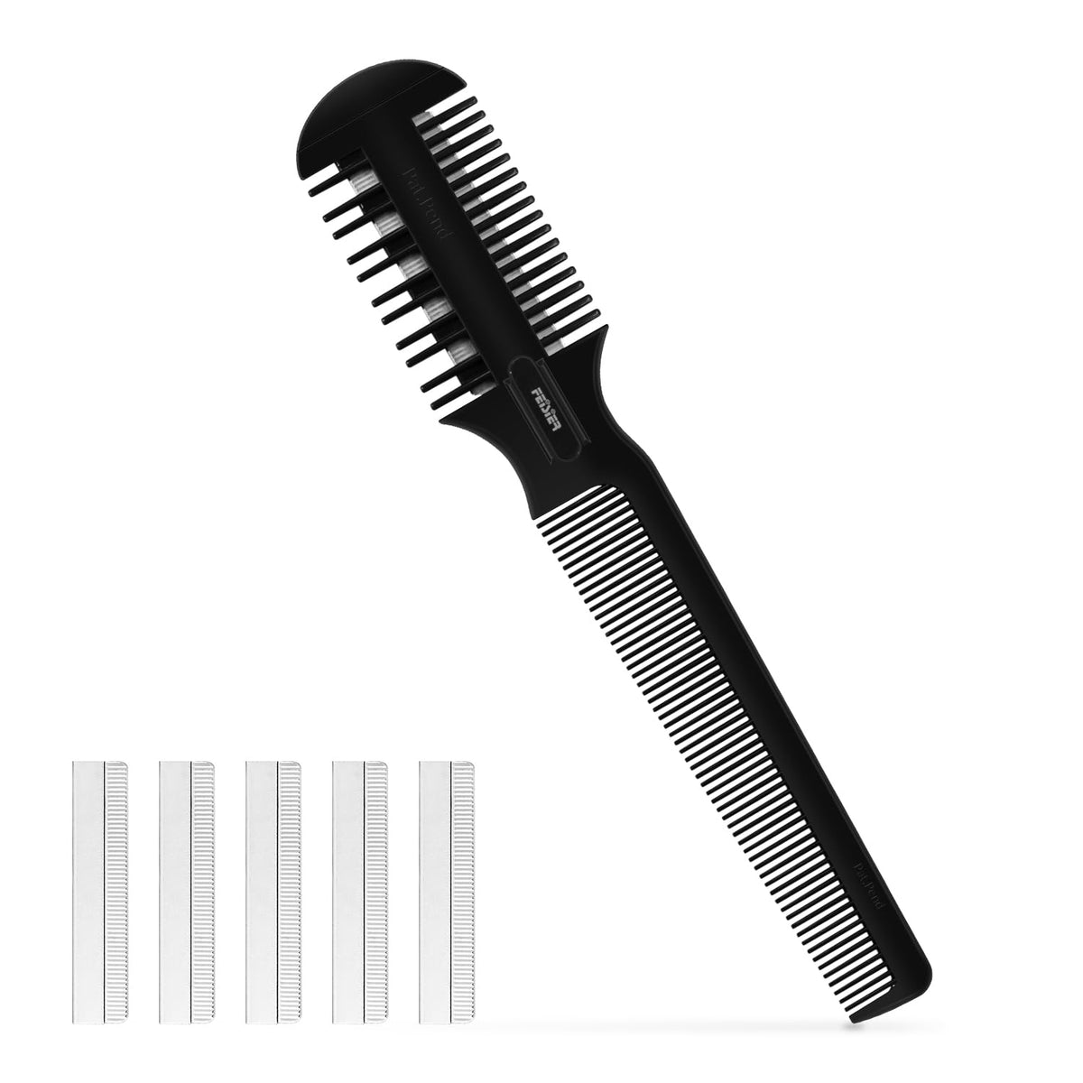 FEISIER peigne-coupe-cheveux-lame-double pour une coupe nette et précise.