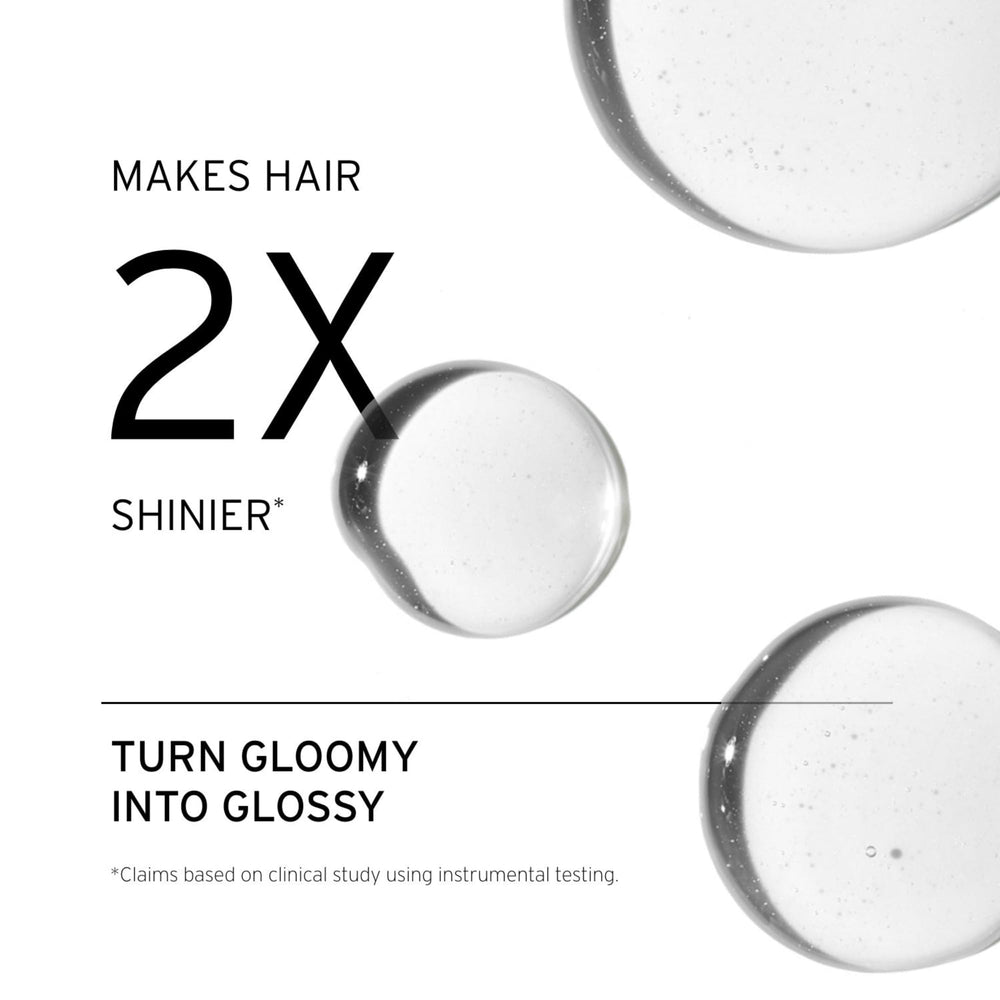 Texture huile légère du sérum Fekkai, cheveux soyeux et sans frisottis