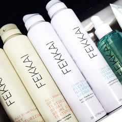 Eco-friendly Solstice Propellant in FEKKAI hairspray supports non-ozone-depleting performance.