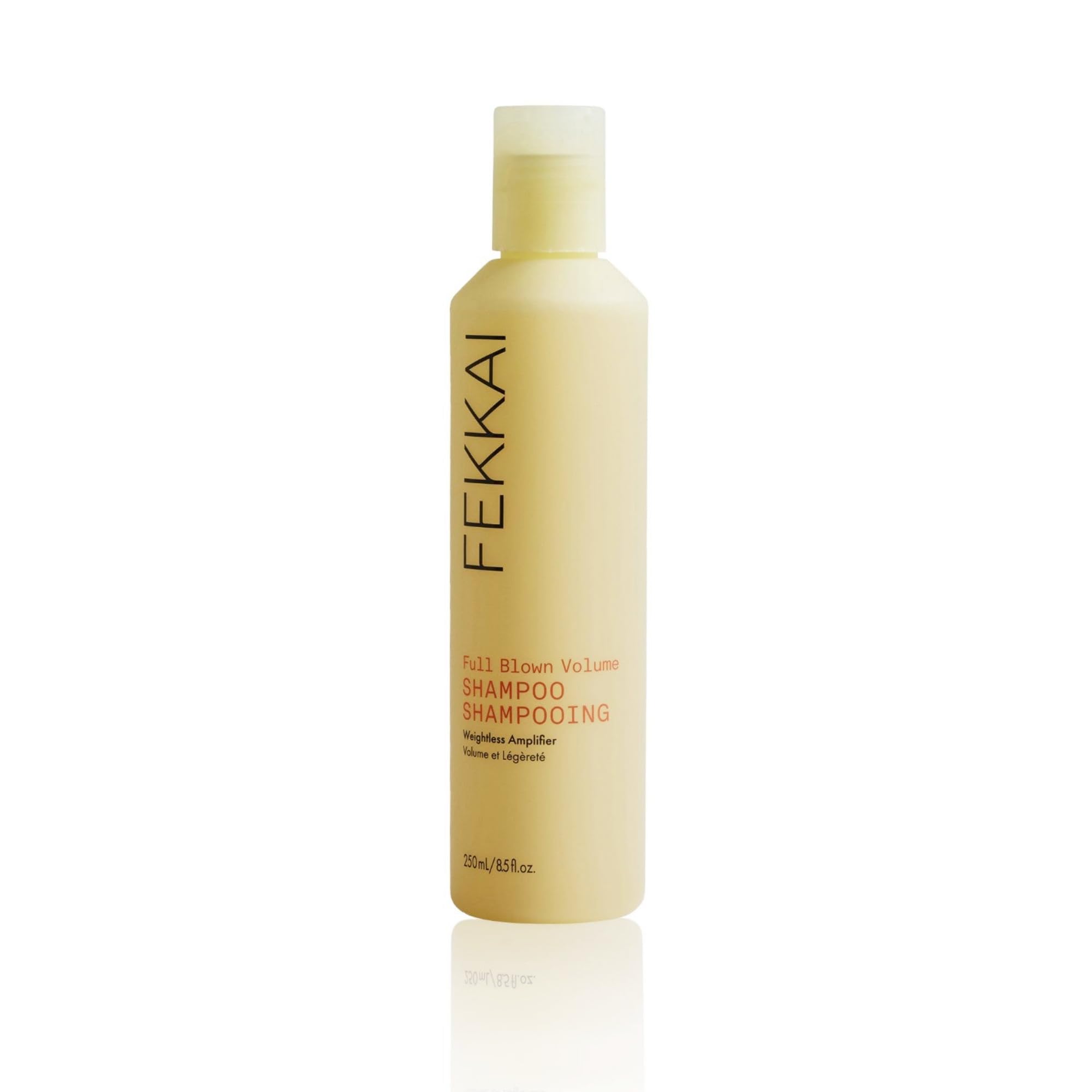 FEKKAI Full Blown Volume Shampoo: flacon élégant qui promet du volume durable