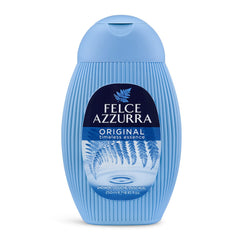 Felce Azzurra Original, bouteille-douche-veloute, apporte douceur et hydratation à la peau.