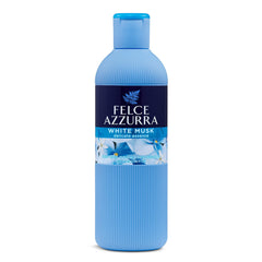 Felce Azzurra White Musk, bouteille douche: parfum frais pour une sensation nette et légère.
