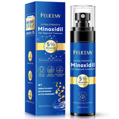 Felicemy Minoxidil spray cheveux pour densité et renforcement.