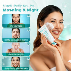 Felor par Maryam: texture crème semi-solide, nettoyage en douceur sans dessécher.