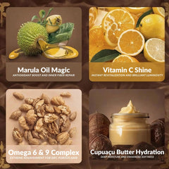 Application du masque Marula Felps Professional sur cheveux humides pour nourrir.