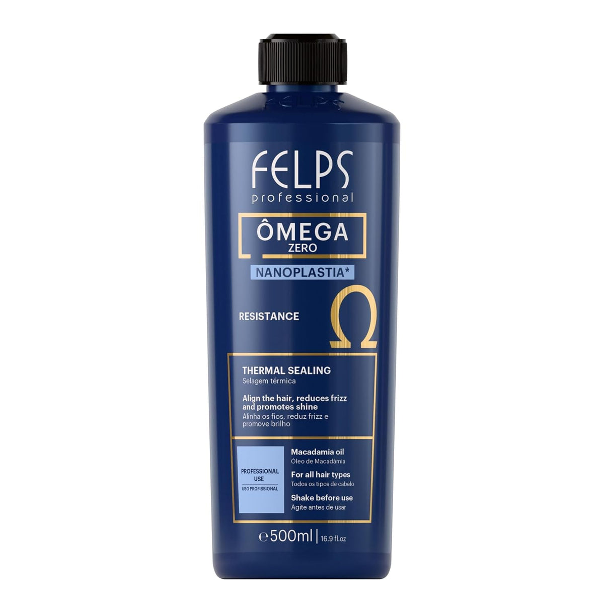 Felps Professionnel Omega Zero, bouteille scellage thermique, résultat équilibré et durable.