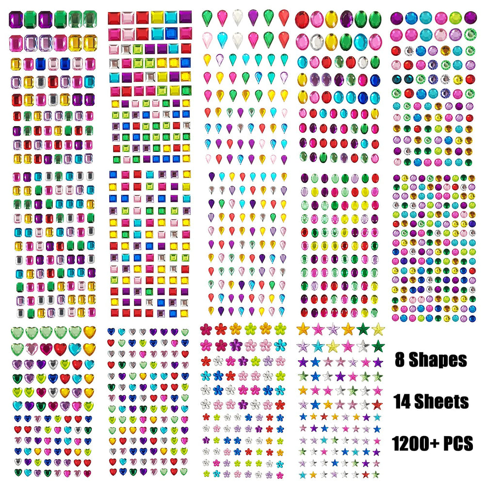 FEMBW paillettes autocollantes carrés pour ongles et décorations, effet scintillant.