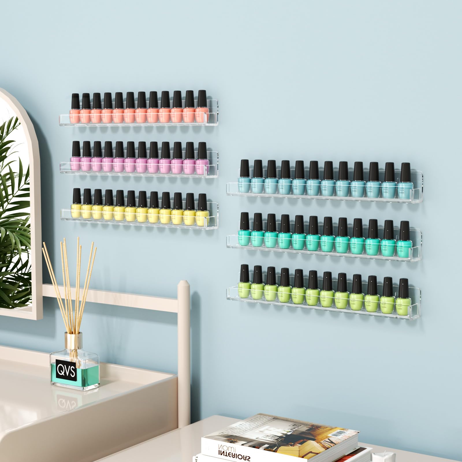 FEMELI design en acrylique clair pour un look léger et moderne