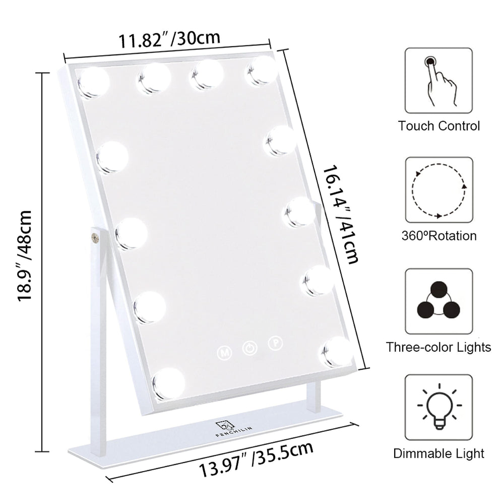 Contrôle tactile FENCHILIN pour ajuster la luminosité facilement.