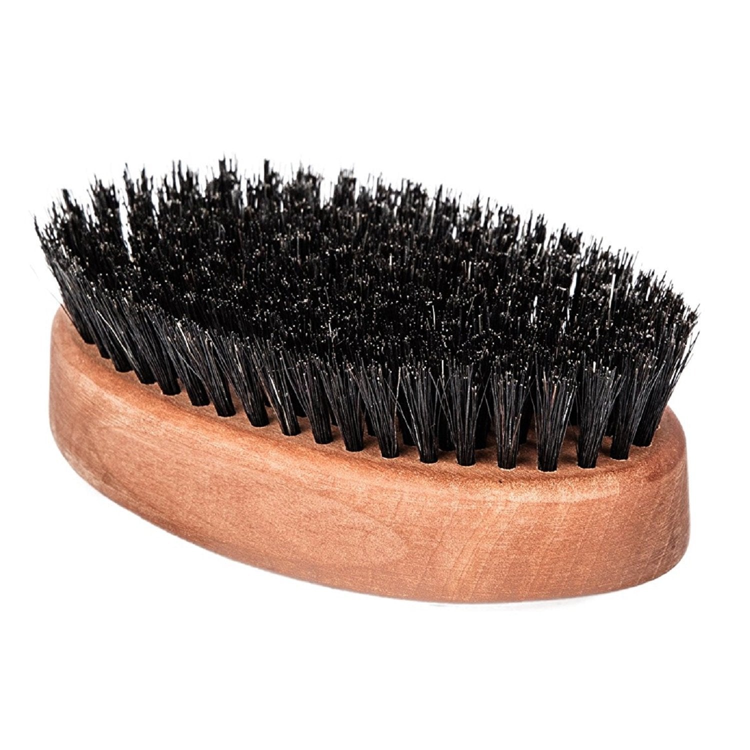 Brosse Fendrihan avec poignée en bois de poirier sombre et prise en main confortable.