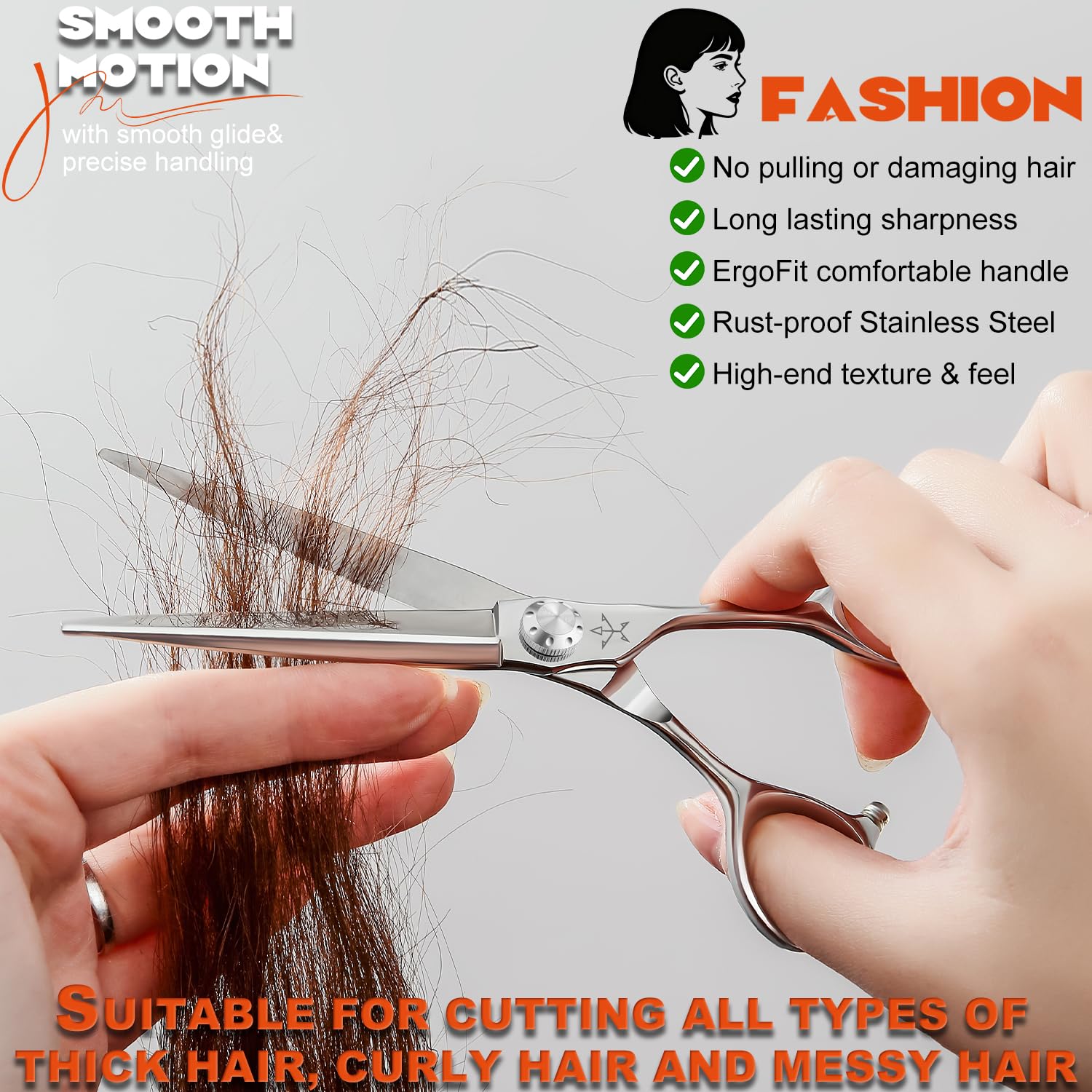Utilisation polyvalente Fengliren au salon ou à domicile sur tous types de cheveux