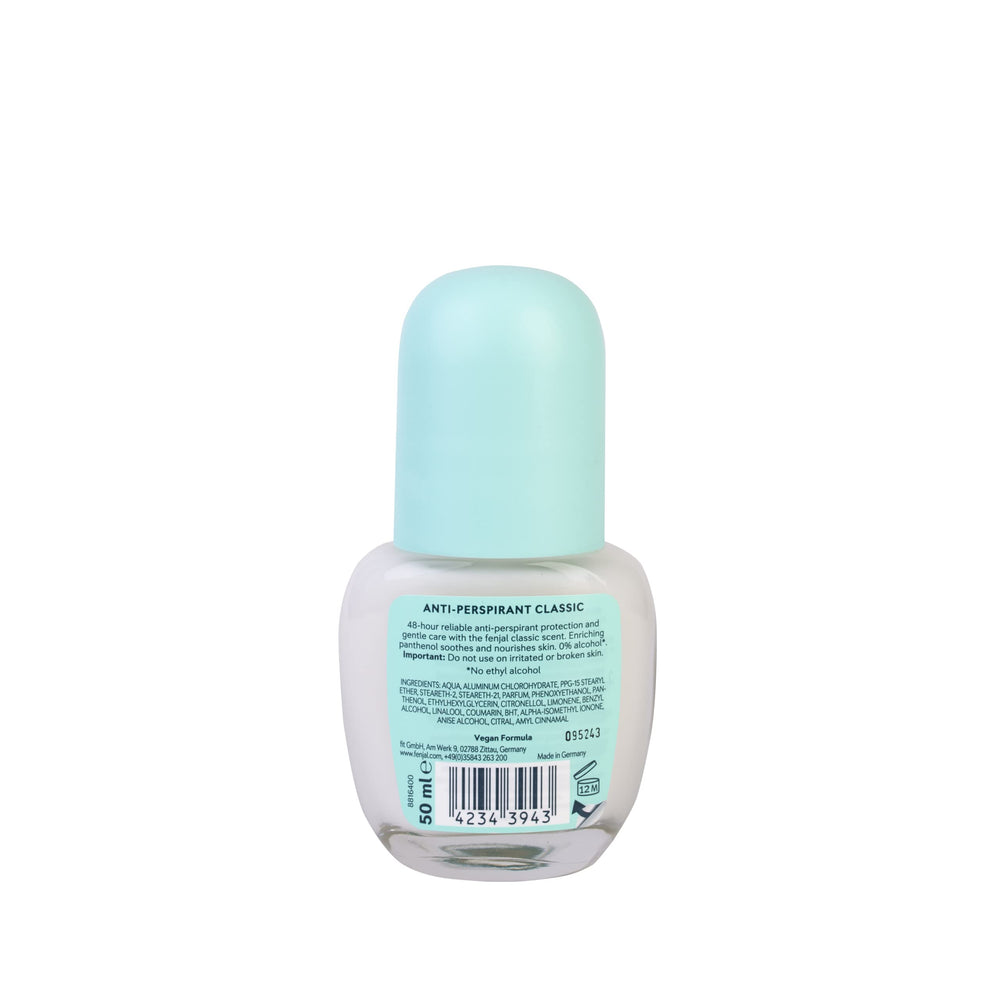 Fenjal Classic Crème Roll-on – applicateur précis pour une application confortable