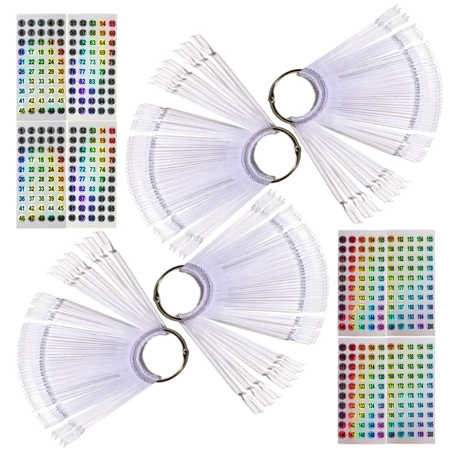 FENKON échantillons vernis affichage transparent pour votre collection