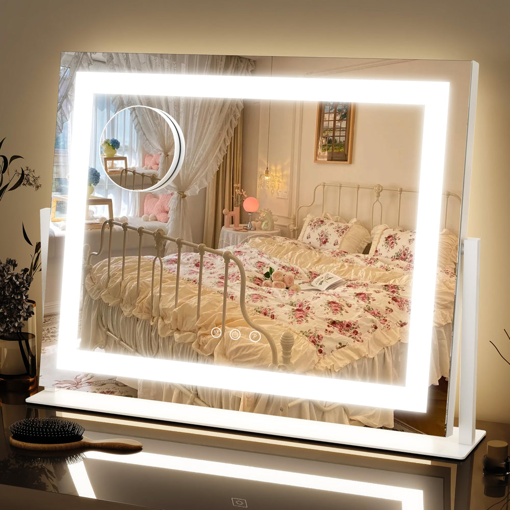 Miroir FENNIO vanité 22x18 avec lumière pour maquillage précis