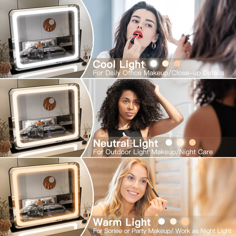 Miroir FENNIO avec contrôle tactile pratique et rapide