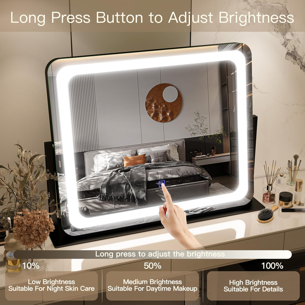 Miroir FENNIO, cadre aluminium robuste et durable
