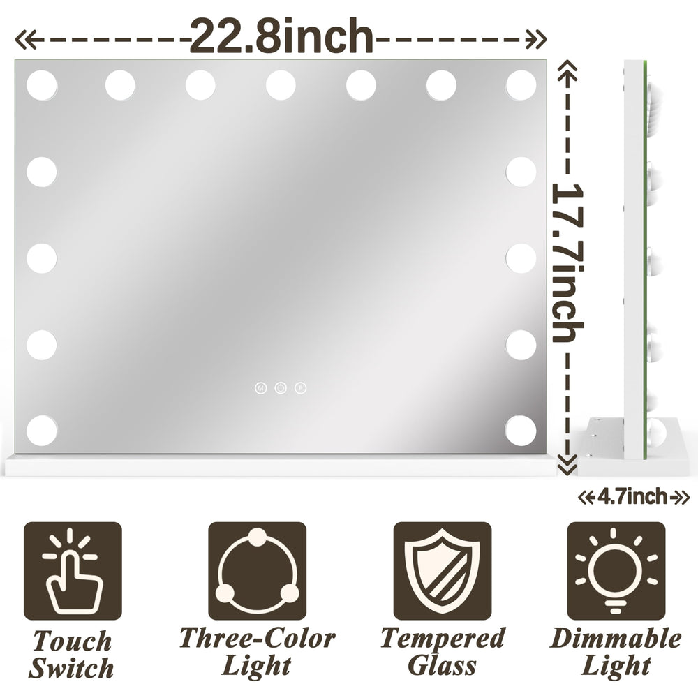 Miroir FENNIO Hollyhood comme cadeau idéal pour anniversaires