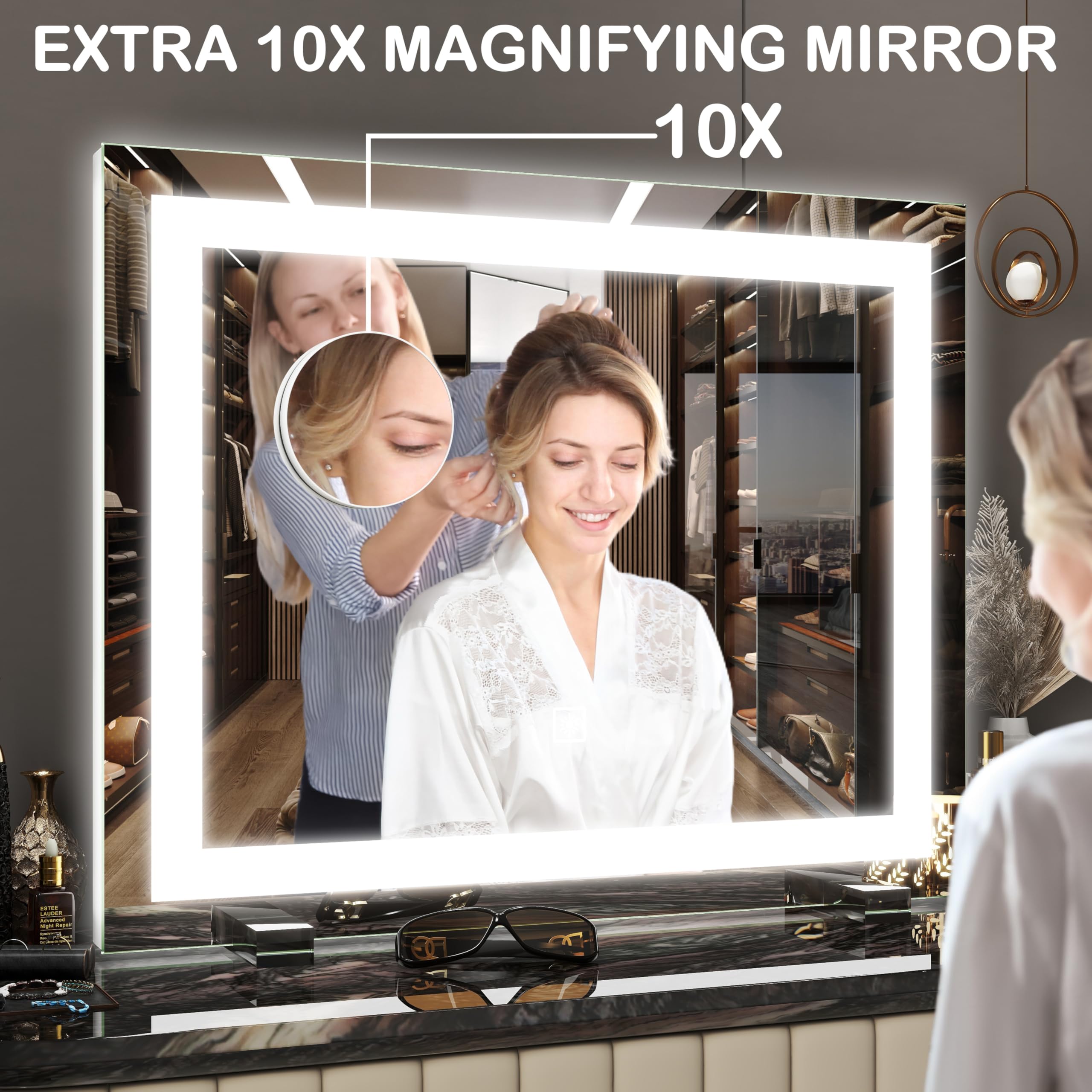 Miroir FENNIO vanité, cadeau idéal pour anniversaires et occasions.