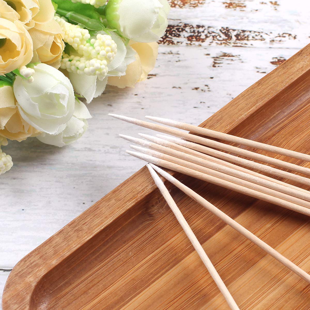 Coton-tige durable en bois Fenshine, pour usage quotidien.