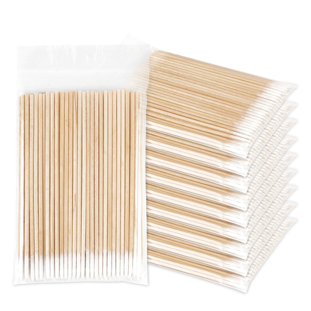 Fenshine cotons-tiges en bois à pointe pour un démaquillage précis.