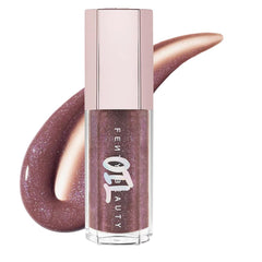 Fenty Beauty Gloss Bomb Lip Oil Rose Amber, éclat rosé et hydratation légère.